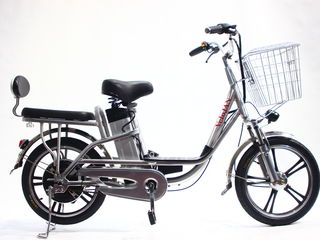 Bicicleta electrica 350w cu portbagaj moale posibil si in rate la 0% comision foto 7