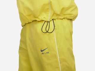 Nike Air Men's Full-zip Hooded Woven Jacket Loose Fit Yellow Size L, XL New foto 4