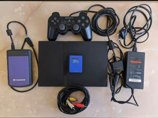 Sony Playstation 2 slim + HDD  80 игр  Прошитая , Взломанная