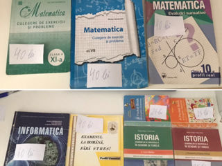 Cărți, atlase, caiete de lucru, culegeri pentru liceu și gimnaziu, carti auto