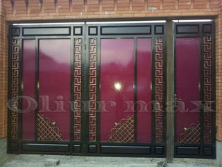 Balustrade, porți, garduri,copertine, gratii, uși metalice și alte confecții din fier forjat. foto 1