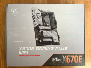 Vând Placă de bază MSI X670E Gaming Plus WiFi pentru AMD Ryzen, nouă, sigilată