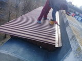 Ремонт крыша балкона из профнастила +утепление крыши пенопласто!!! 11187 foto 3