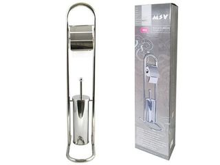 Щетка Wc С Подставкой И Держатель Для Бумаги Msv 80Cm, Нерж