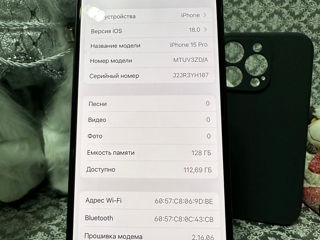 iPhone 15 pro 128 gb black foto 6