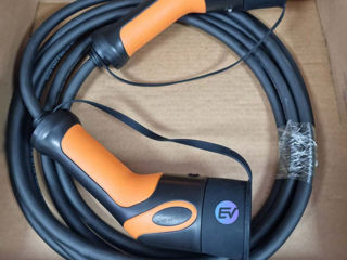 Cablu (cu fișe) pentru încărcător Type 2 - Type 2, 16A, 380V (Trifazat) foto 1