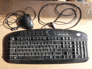 Клавиатура Ps2 + мышка USB, рабочие foto 1
