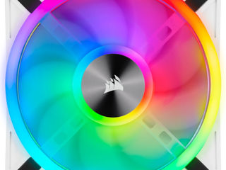 iCUE QL140 RGB 140mm PWM White Fan — Single Pack фото 0