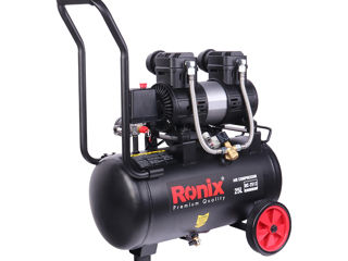 Компрессор безмасленый .25L 100l/min 8bar 1.38kW RONIX RC-2512 foto 5