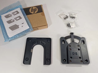 HP Quick Release Bracket for Monitor, Mini PC, Display Stand, Mounting Arm, Wall Mount - Black