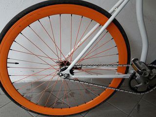 Vind bicicleta fixed gear bike, starea ideala, discuri, usurel, pentru viteza, foto 3