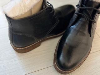 Ботинки River Island smart leather boots in black foto 2