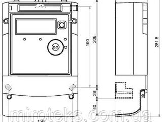 Электрический счетчик ZMG 405 foto 3