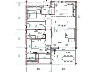 Casă de locuit individuală cu 1 nivel / renovari / construcții / 3D / P / 121.2 m2 foto 6
