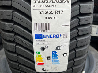 215/55 R17 Bridgestone Turanza Allseason 6/ Доставка, livrare toata Moldova 2024 foto 2