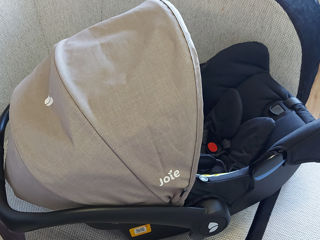 Scaun auto Joie gemm (0-13kg)  детское автокресло коляска Joie gemm scoică pentru cărucior+adaptori foto 4