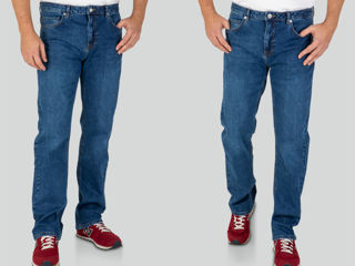 En-gros! Blugi bărbătești Carlo Mascone | 815 perechi | Regular Fit | Dark Blue & Blue foto 5