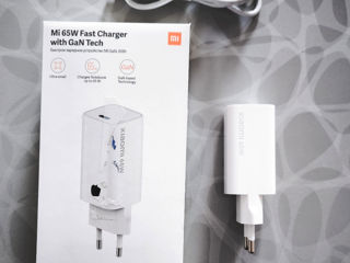 Încărcător Mobil Xiaomi Mi 65W Fast Charger GaN Tech , Power Develery 3.0 foto 1