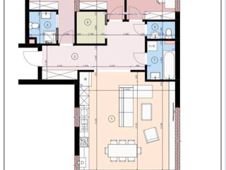 Apartament cu 4 camere, 104 m², Centru, Ungheni foto 1