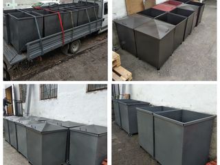 Urne și tomberoane din metal pentru deșeuri/металлические урны и контейнеры для мусора.