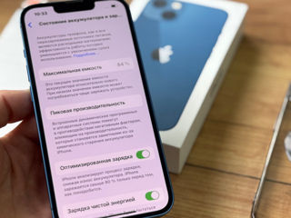 Iphone 13 Blue original ! Tot setul + husa si sticla foto 7