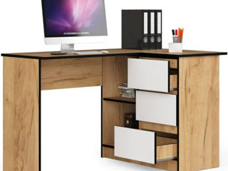 Masă pentru birou, de colț, simplă și comodă foto 2