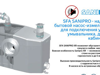 Pompa Sanipro XR Silence, Насос Sanipro XR Silence, Saniflo Franta foto 8