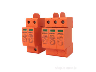 Dispozitiv de protecție la supratensiune USFULL DC 2P SPD 40kA 1000V УЗИП foto 2