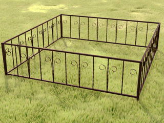 Garduri din metal la cimitir foto 20