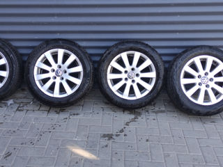 Jante, anvelope Michelin 215/55 R16, VW, Passat, Диски, шины, рейлинги foto 5