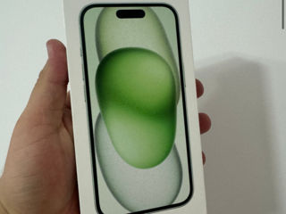 Vind iPhone 15 128Gb Green , Sigilat , NOU , Garantie 1 An