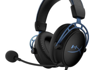 Căști Pentru Gaming Hyperx Hx-Hscas-Bl/Ww/4P5L3Aa, Cloud Alpha S, Black/Blue foto 1