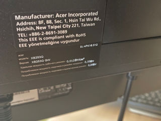 Продам игровой Монитор Acer Predator XB253QGW foto 4