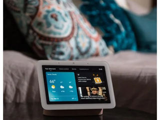 Google Nest Hub (2nd gen).Умный дисплей @ Google Nest Mini (2nd Generation) Smart Speaker - Charcoal foto 6