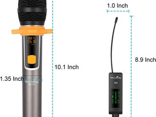 Microfon wireless MicrocKing Sistem de microfon fără fir foto 7