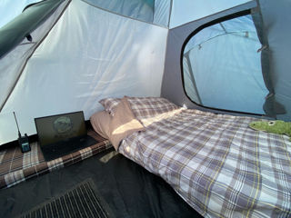 Ghiozdane camping Noi cu cort waterproof 3 persoane, saltea gonflabila, panou solar, Livrare foto 5