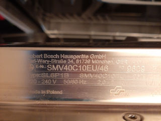 Bosch SMV40C10EU - masina de spalat vase foto 4
