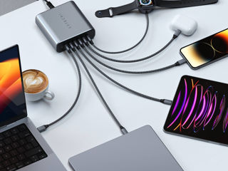 Satechi 200W 6-Port USB-C PD GaN Charger (ST-C200GM-EU) foto 1