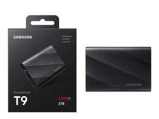 2.0TB Samsung Portable SSD T9 Black, USB-C 3.2 foto 2