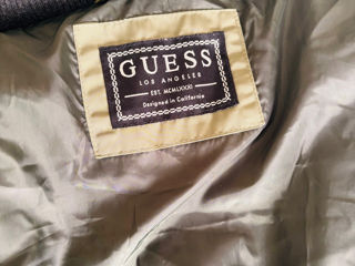 Зимняя куртка Guess с капюшоном, темно-зеленая. XL Оригинал foto 6