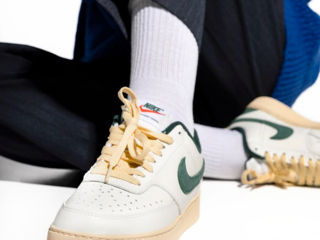 Nike Court Vision Low White/Green Unisex foto 4