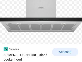 Siemens lf98bit50  вытяжка для островка foto 4