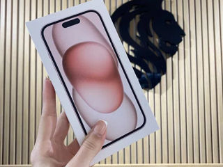 iPhone 15 128gb pink nou! Garantie 1 an Apple Care! Livrare Chisinau gratuita