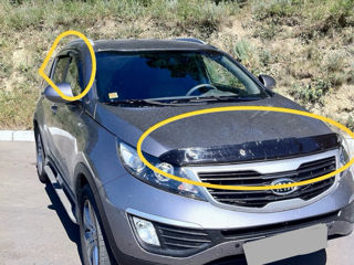 Deflector kia sportage (мухобойка) ветровики foto 2