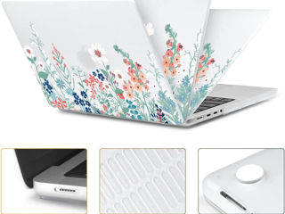 Жесткий прозрачный чехол CISSOOK Wildflower для MacBook Pro 16 дюймов foto 3