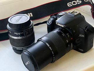 Продам фотоаппарат Canon 500D kit 18-55 мм с телеобъективом 70-200