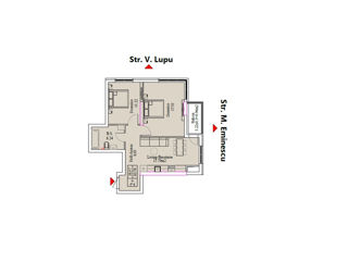 Apartament cu 2 camere, 59 m², Centru, Ungheni foto 8
