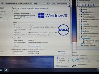 Новый Мощный Dell inspiron 15. Celeron N3060 до 2,6MHz. 2ядра. 4gb. 500gb. Гарантия 6 месяцев foto 2