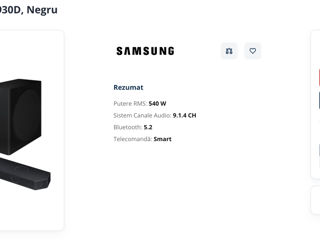 Soundbar Samsung HW-Q930D Black фото 1