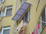 Козырьки навесы крыши над балконами бельевые кронштейны изготовление и установка альпинисты foto 7